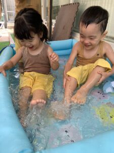 綿遊び、綿あめ遊びをしたよ♫