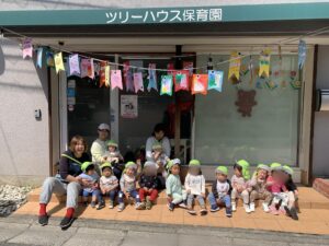元気な鯉のぼり♪